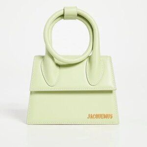 Jacquemus light pistachio green Le Chiquito Noeud bag